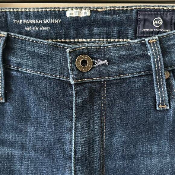 AG ADRIANO GOLDSCHMIED THE FARRAH SKINNY HIGH-RISE JEANS SIZE 28 - Picture 3 of 10